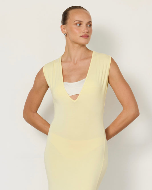 Tate Plunge Midi Dress