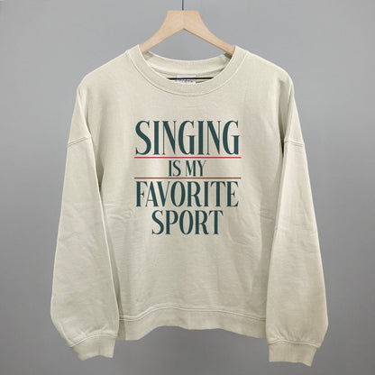Singing Is My Favorite Sport
