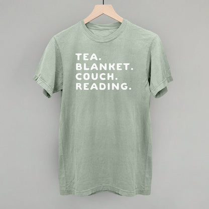 Tea Blanket Couch Reading