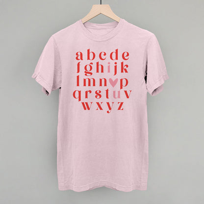 I Heart U Alphabet