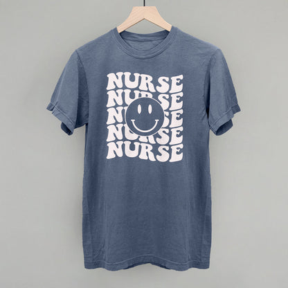 Retro Nurse Smiley (Repeated)