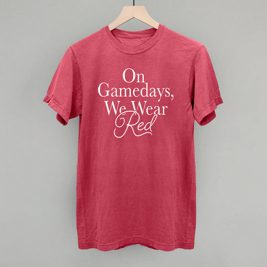 On Gamedays, We Wear Red