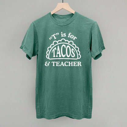T is for Tacos and Teacher (Red and Green)