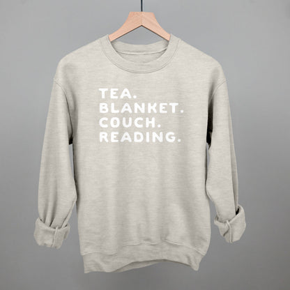 Tea Blanket Couch Reading