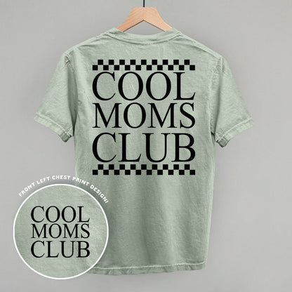 Cool Moms Club Checkered (Back Print)