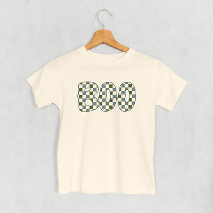Boo Checkered (Blue & Green) (Kids)
