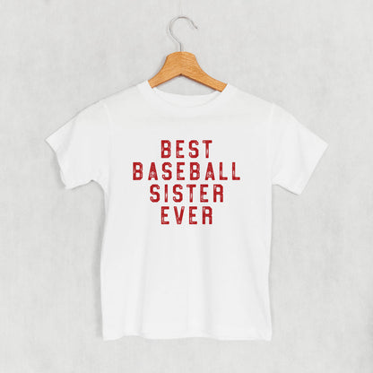 Best Baseball Sister Ever (Kids)