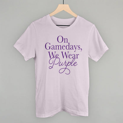 On Gamedays, We Wear Purple
