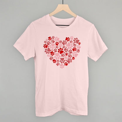 Paw Print Heart