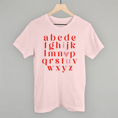 I Heart U Alphabet