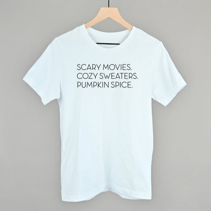 Scary Movies, Cozy Sweaters, Pumpkin Spice
