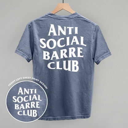 Anti Social Barre Club (White) (Back Print)