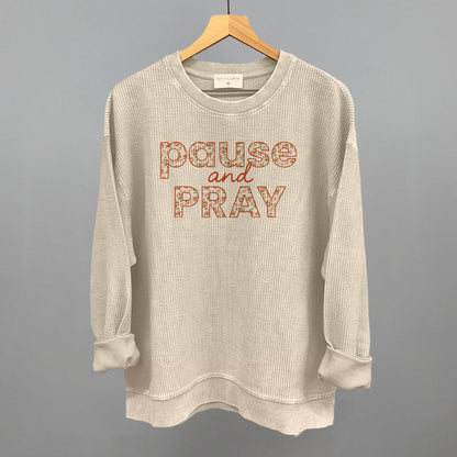 Pause And Pray Floral