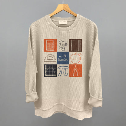 Math Teacher Doodle Grid
