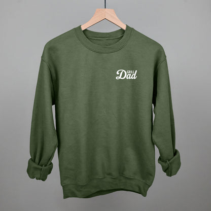 Grill Dad (White) (Left Chest)