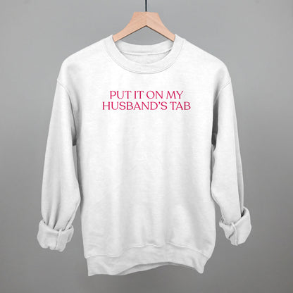 Put It On My Husband's Tab (Pink)