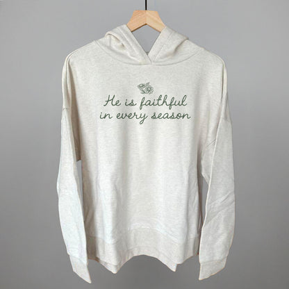 He Is Faithful In Every Season (Green Script)