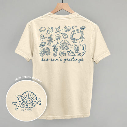 Sea-Sun's Greetings (Back Print)