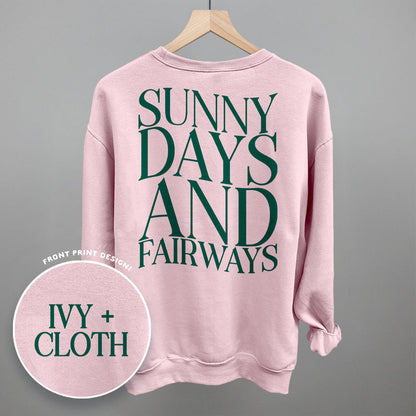 Sunny Days And Fairways (Back Print)