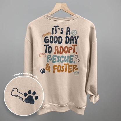 Adopt, Rescue, & Foster (Back Print)