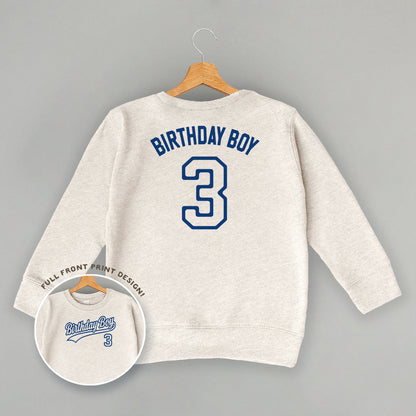 Birthday Boy Varsity #3 (Kids Back Print)