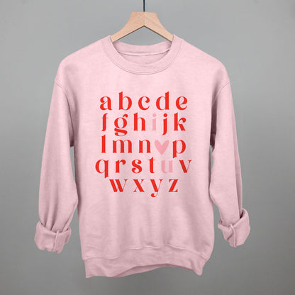 I Heart U Alphabet