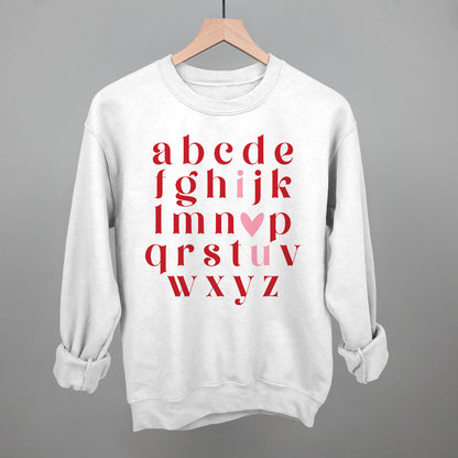 I Heart U Alphabet