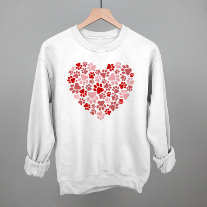 Paw Print Heart