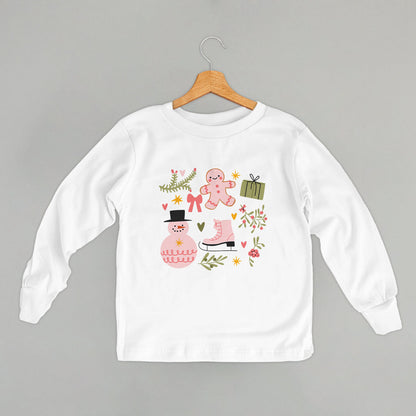Pink Christmas Doodles (Kids)