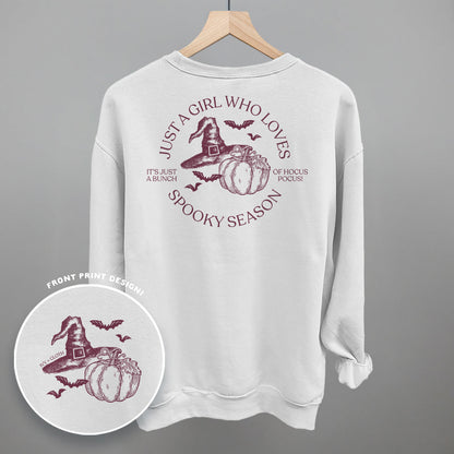 Just A Girl Who Loves Spooky Season (Back Print)