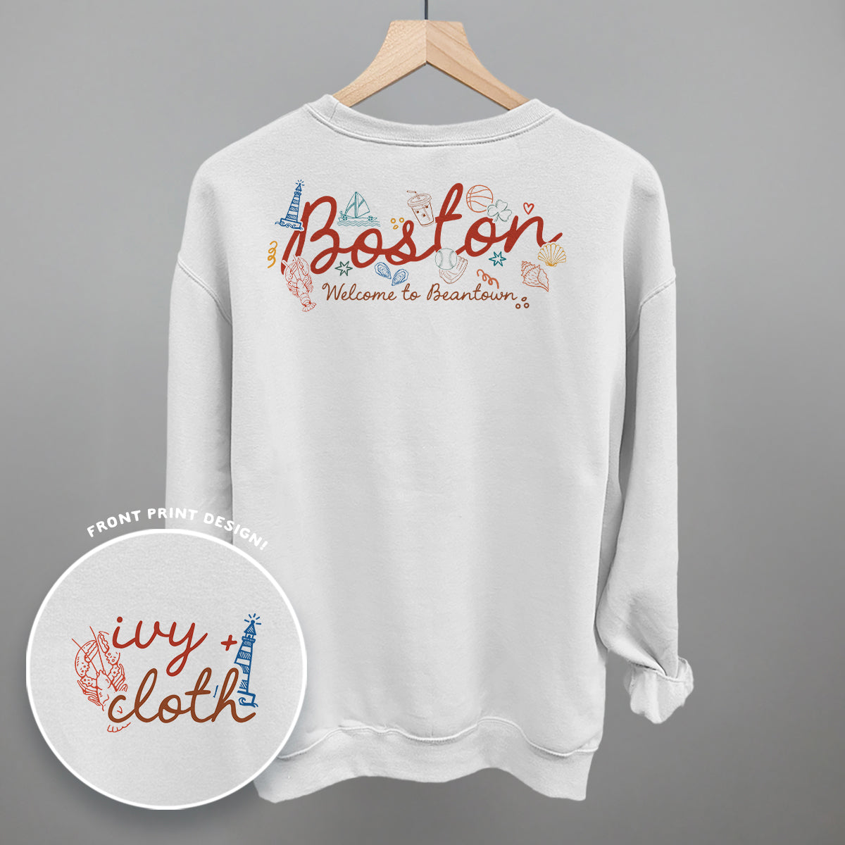 Boston Doodles (Back Print)