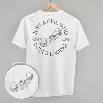 Just A Girl Who Loves Lagree (Back Print)