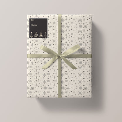 Black Holiday Tags (Sticker Sheet)