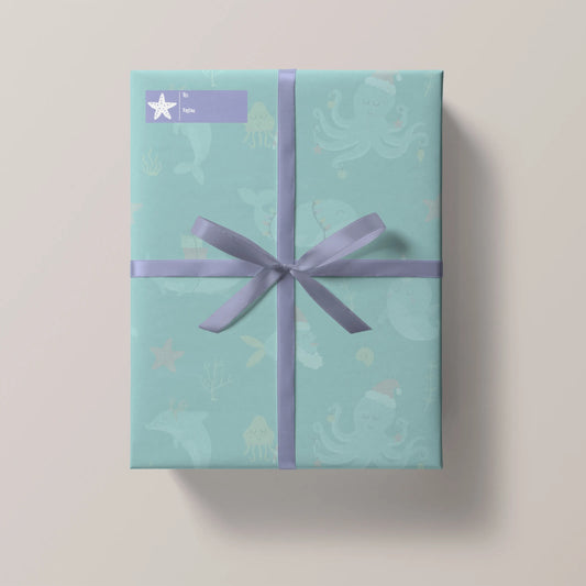 Island Time Holiday Tags (Sticker Sheet)