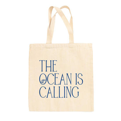 The Ocean Is Calling Tote Bag