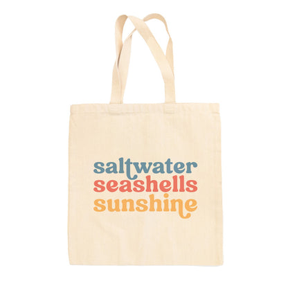 Saltwater, Seashells, Sunshine Tote Bag