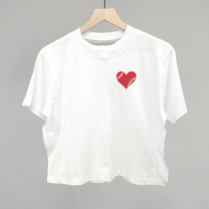 Baseball Heart (Left Chest)