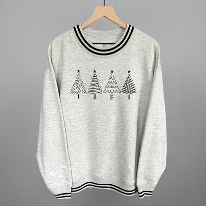 Christmas Tree Doodles (Black)