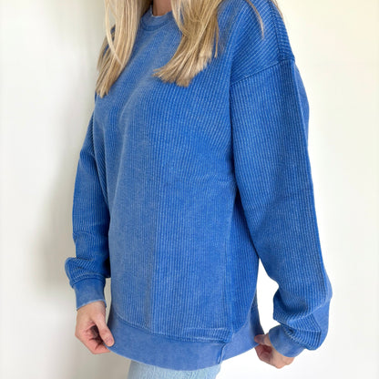 Royal Oversized Corded Crew